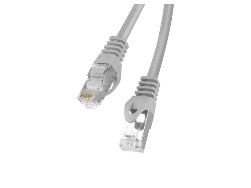 Sieťový patch kábel Cat 6 FTP RJ45 0,25 m sivý EC-25944